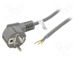 GOOBAY Cable de alimentación H05VV-F 3x0,75mm2 2m