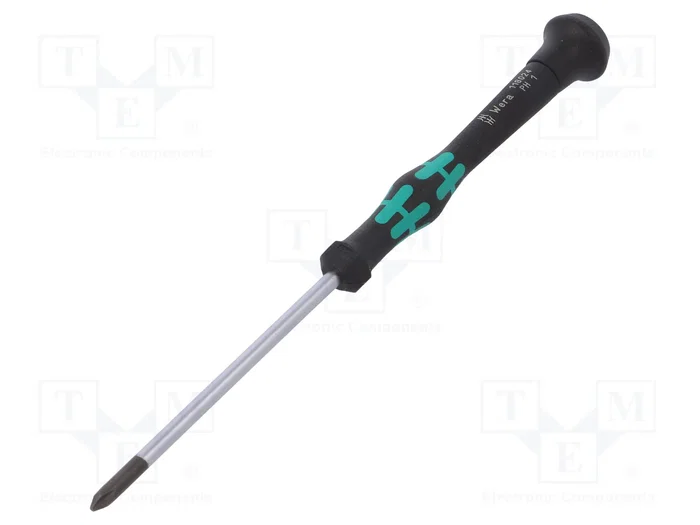 WERA Destornillador de precisión Phillips PH1 con punta de 80 mm WERA Destornillador de precisión Phillips PH1 con punta de 80 mm