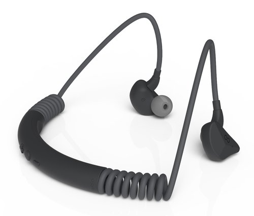 Groovy Auriculares Sport Bluetooth Neckband Gris Oscuro