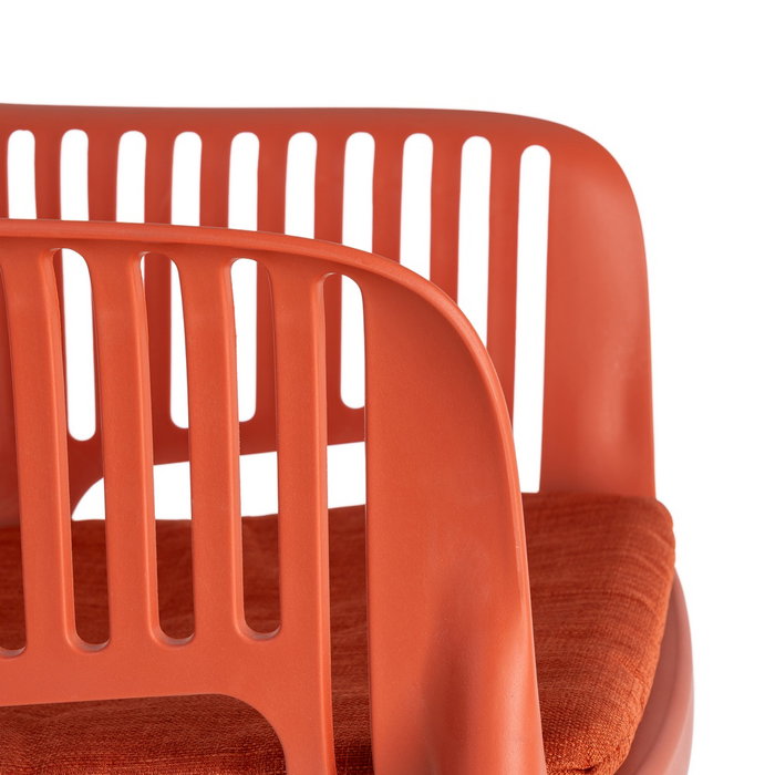 Silla Apilable Polipropileno Exterior 55 X 61 X 80 cm (Set de 4)