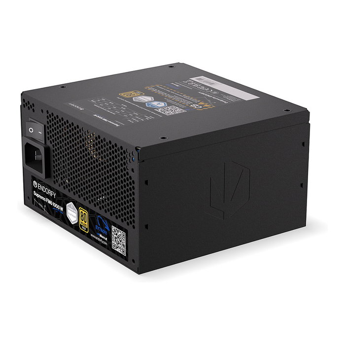Endorfy Supremo FM6 1000W 80 PLUS Gold Fuente de Alimentación ATX 3.1 Modular Negra Endorfy Supremo FM6 1000W 80 PLUS Gold Fuente de Alimentación ATX 3.1 Modular Negra