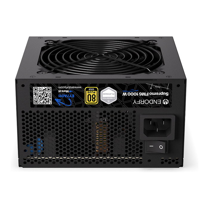 Endorfy Supremo FM6 1000W 80 PLUS Gold Fuente de Alimentación ATX 3.1 Modular Negra Endorfy Supremo FM6 1000W 80 PLUS Gold Fuente de Alimentación ATX 3.1 Modular Negra