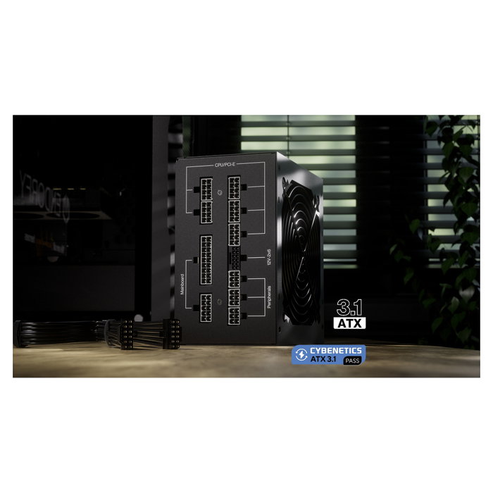 Endorfy Supremo FM6 1000W 80 PLUS Gold Fuente de Alimentación ATX 3.1 Modular Negra Endorfy Supremo FM6 1000W 80 PLUS Gold Fuente de Alimentación ATX 3.1 Modular Negra