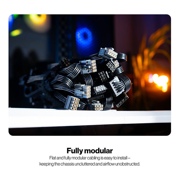 Endorfy Supremo FM6 1000W 80 PLUS Gold Fuente de Alimentación ATX 3.1 Modular Negra Endorfy Supremo FM6 1000W 80 PLUS Gold Fuente de Alimentación ATX 3.1 Modular Negra