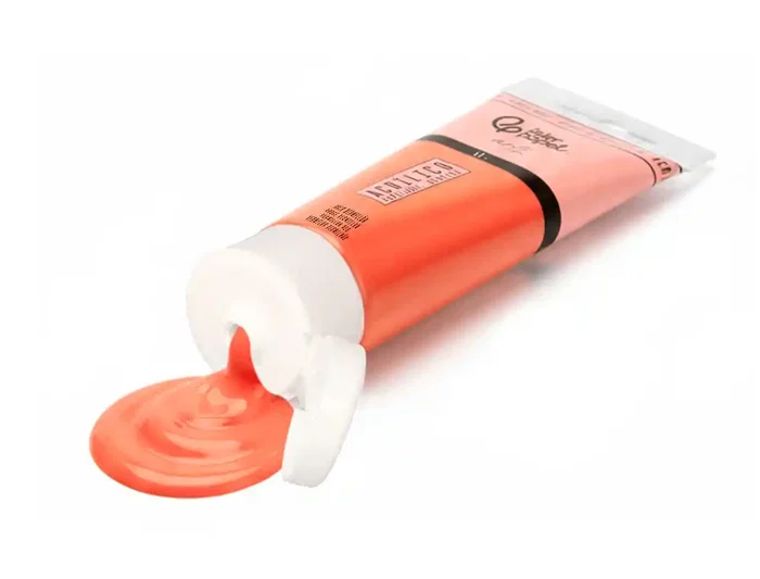 Liderpapel Pintura Acrílica Tubo Plástico 60 ml Rojo Bermellón