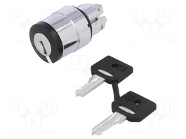 SCHNEIDER ELECTRIC Interruptor Rotativo con Llave Harmony XB4 22mm Negro