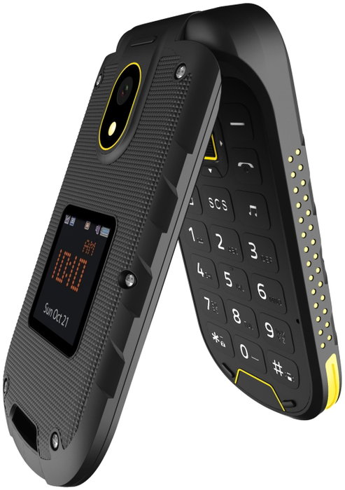 myPhone Hammer BOW LTE Smartphone con tapa negro, 2.4", 2MP, 48MB RAM, 128GB, batería 1200mAh myPhone Hammer BOW LTE Smartphone con tapa negro, 2.4", 2MP, 48MB RAM, 128GB, batería 1200mAh
