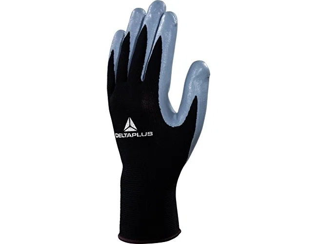 Deltaplus Guantes de punto poliéster con palma de nitrilo talla 8