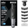 Braun Series X XT5110 Afeitadora, Recortadora y Perfiladora Híbrida para Rostro y Cuerpo