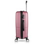 Zoozie Bags 8715 Maleta de viaje de ABS color oro rosa con ruedas 360 grados y candado de combinación