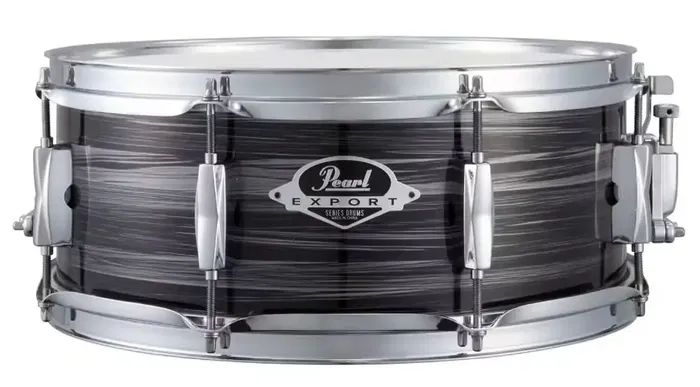 Pearl Caja 14 X 5.5" Exx Export Graphite Silver Twist Pearl