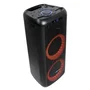 Fonestar Altavoz Party-Duo Portátil Bluetooth 100W con Función Karaoke, 2 Micrófonos, Luces LED y Radio FM - Reproductor USB/microSD