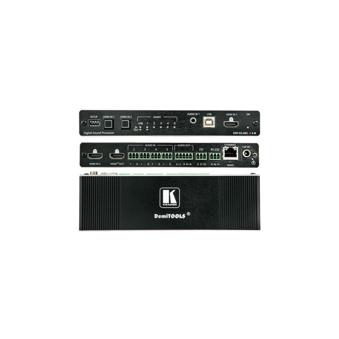 Kramer DSP-62-AEC Matriz de conmutación AV 4K Kramer DSP-62-AEC Matriz de conmutación AV 4K