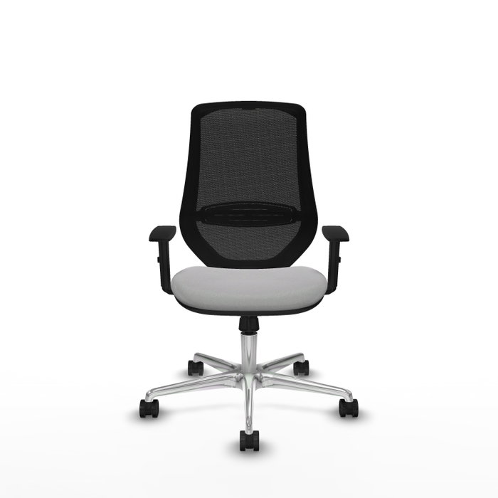 PIQUERAS Y CRESPO Silla de oficina Mardos con mecanismo Sincro, Gris claro y Negro PIQUERAS Y CRESPO Silla de oficina Mardos con mecanismo Sincro, Gris claro y Negro