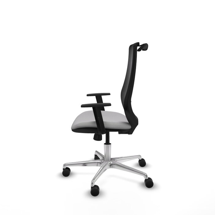 PIQUERAS Y CRESPO Silla de oficina Mardos con mecanismo Sincro, Gris claro y Negro PIQUERAS Y CRESPO Silla de oficina Mardos con mecanismo Sincro, Gris claro y Negro
