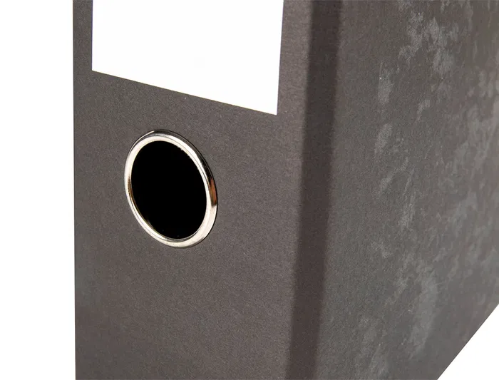 Liderpapel Archivador de Palanca Folio Negro Lomo 80mm Compresor Metálico