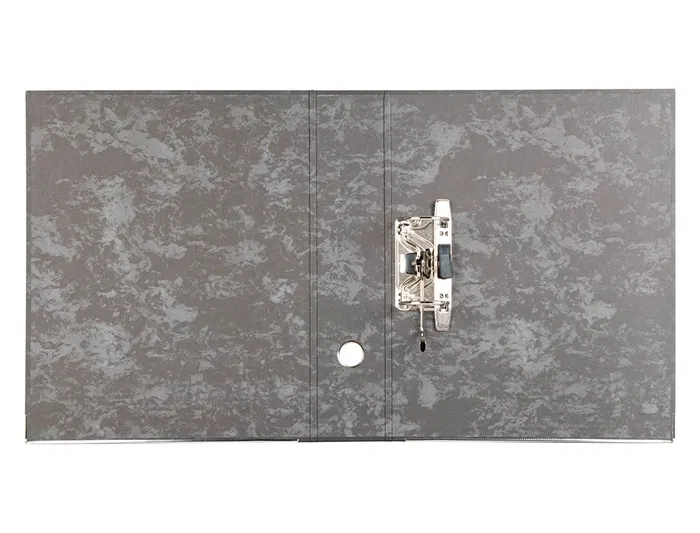 Liderpapel Archivador de Palanca Folio Negro Lomo 80mm Compresor Metálico