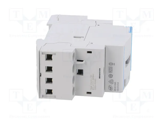 HAGER Contactor ERL 4-polar de instalación 25A 12VDC HAGER Contactor ERL 4-polar de instalación 25A 12VDC