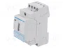 HAGER Contactor ERL 4-polar de instalación 25A 12VDC