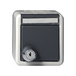 GIRA 456730 SCHUKO KD Schloss sortiert + BSF WG AP Gris