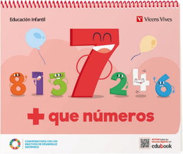 VICENS VIVES, + QUE NUMEROS CUADERNO 7 (ED. INFANTIL)
