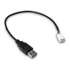Inter-Tech Adaptador USB AM a toma de 3 pines, 30 cm