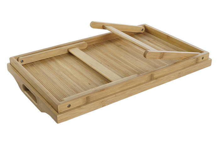 DKD Home Decor Bandeja de Bambú con Patas Natural