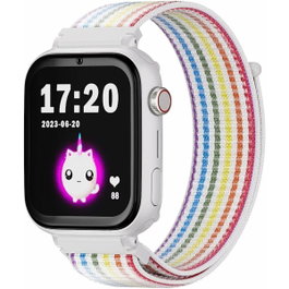Savefamily Smartwatch pack con correa tela Unicornio funda blanca sf-sw+b.ctvm