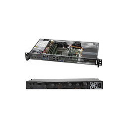 Supermicro SYS-5019A-FN5T SuperServer Barebone Servidor 1U con Procesador Intel Atom C3958 (16C/16T) 2 GHz, DDR4, 2 Bahías 2.5/3.5", 5 Puertos LAN