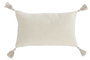 DKD Home Decor Cojín de Poliéster Crudo 50x8x30 cm (Pack de 2)