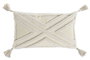 DKD Home Decor Cojín de Poliéster Crudo 50x8x30 cm (Pack de 2)