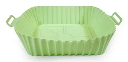 Muitomas Set de Revestimiento de Silicona para Air Fryer, Verde
