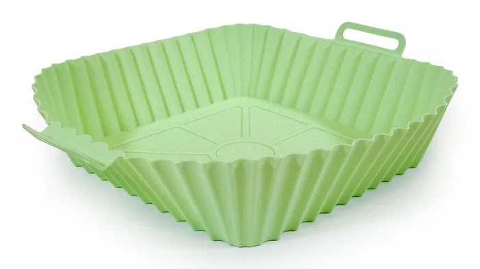 Muitomas Set de Revestimiento de Silicona para Air Fryer, Verde