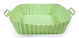 Muitomas Set de revestimiento de silicona para freidora de aire, Verde