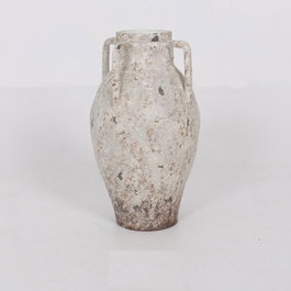 DKD Home Decor Jarron Neoclasico Blanco Metal 21 x 37.5 x 21 cm