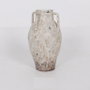 DKD Home Decor Jarrón de Metal Envejecido Blanco 21x21x37,5 cm