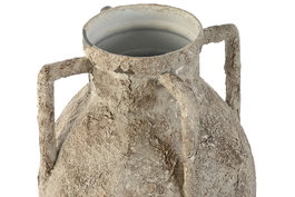 DKD Home Decor Jarron Neoclasico Blanco Metal 21 x 37.5 x 21 cm