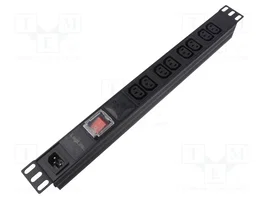 LOGILINK PDU8A02 Regleta de alimentación con 8 tomas
