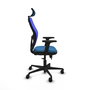 PIQUERAS Y CRESPO Silla de oficina Jorquera Azul con mecanismo Sincro/Traslack