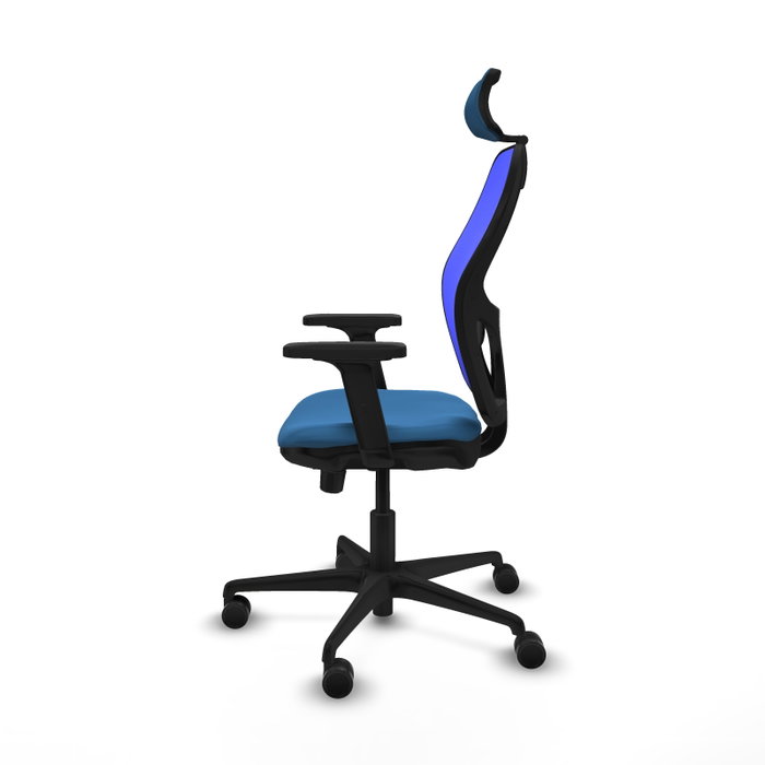 PIQUERAS Y CRESPO Silla de oficina Jorquera Azul con mecanismo Sincro/Traslack