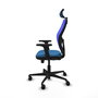 PIQUERAS Y CRESPO Silla de oficina Jorquera Azul con mecanismo Sincro/Traslack