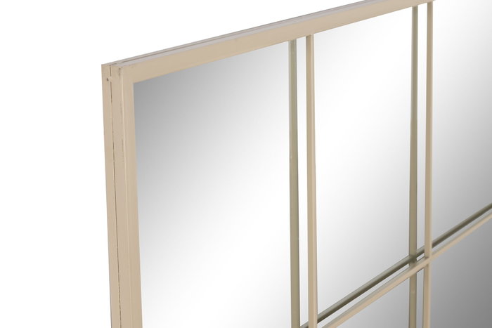 DKD Home Decor Espejo Ventana Beige Hierro y Cristal 90x120 cm DKD Home Decor Espejo Ventana Beige Hierro y Cristal 90x120 cm