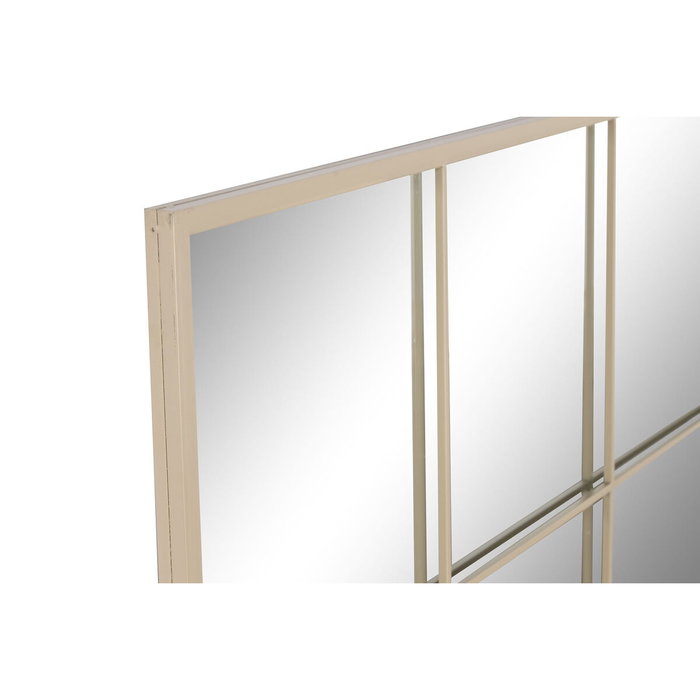 DKD Home Decor Espejo Ventana Beige Hierro y Cristal 90x120 cm DKD Home Decor Espejo Ventana Beige Hierro y Cristal 90x120 cm