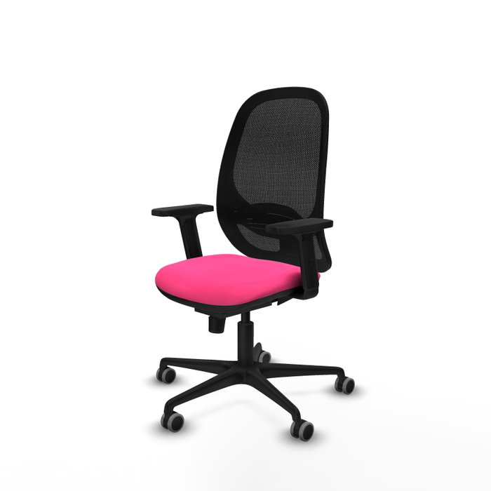 PIQUERAS Y CRESPO Silla de oficina Cilanco Rosa y Negro