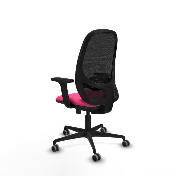 PIQUERAS Y CRESPO Silla de oficina Cilanco Rosa y Negro