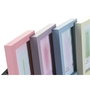 DKD Home Decor Set de 4 Marcos para Fotos 10x15 cm en Colores Surtidos, MDF y Cristal