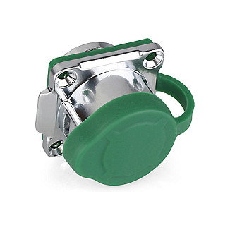 Alcasa IC01-24F02 Conector Industrial S1 Fibra Óptica LWL LC-LC 1000 Mbit/s IP65 IP67 -40 a 80 °C