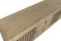 DKD Home Decor Mueble TV Olmo Macizo 240x44x60 con 3 Puertas y 4 Cajones