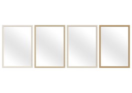 DKD Home Decor Set de 4 Espejos Soft Tropic 66x2x92 cm Surtido