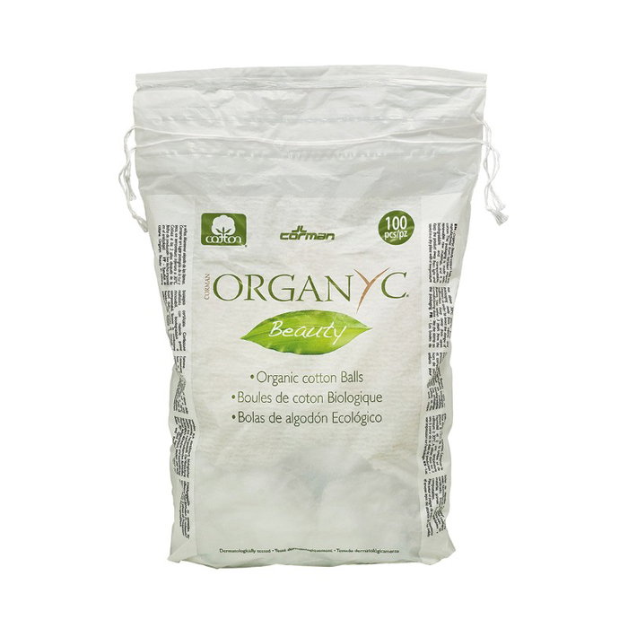 ORGANYC Bolas de algodón 100 ud.